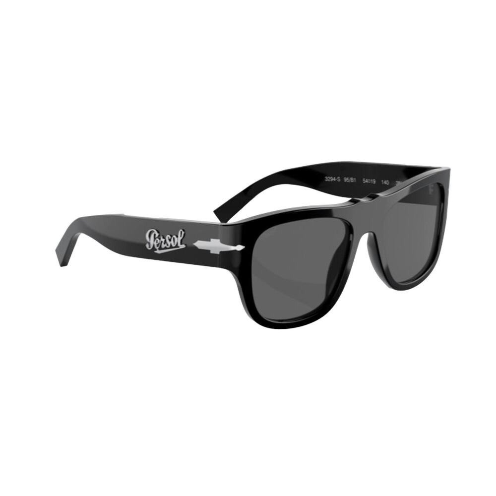 new Dolce & Gabbana x Persol PO3294S Sunglasses - Black Frame / Dark Grey Lens